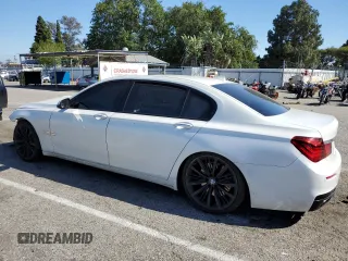 2015 BMW 7 Series 750Li with VIN WBAYE8C51FD781765, listed as a Copart auction lot 48091623 with Not Provided miles. Bid and sale history available at carsss.com. Image 2.