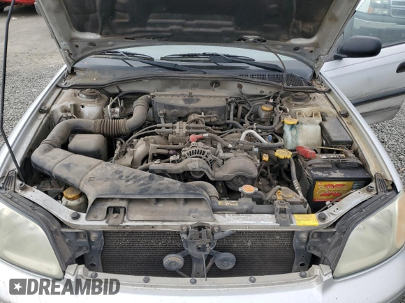 2002 Subaru Legacy L with VIN 4S3BE635727213302, listed as a Copart auction lot 58575235 with 243,886 mi miles and Salvage title. Bid and sale history available at DreamBid. Image 11.