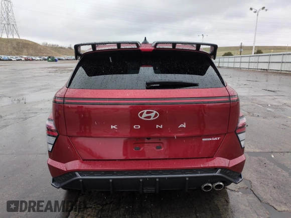 2024 Hyundai Kona N Line z VIN KM8HACA3XRU055454, wystawiony jako Copart lot #51841935 z przebiegiem 22 371 mil mil oraz Szkoda całkowita • Salvage title. Historia ofert i sprzedaży dostępna na DreamBid. Obrazek 6.