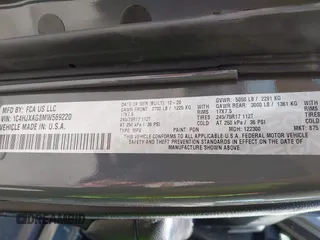2021 Jeep Wrangler Sport S z VIN 1C4HJXAG8MW569220, wystawiony jako IAAI lot #42213316 z przebiegiem 41 284 mil mil oraz . Historia ofert i sprzedaży dostępna na DreamBid. Obrazek 9.