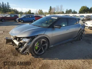 2023 Kia EV6 GT with VIN KNDC5DLE1P5148314, listed as a Copart auction lot 73217474 with 18,648 mi miles and Salvage Title. Bid and sale history available at carsss.com. Image 1.
