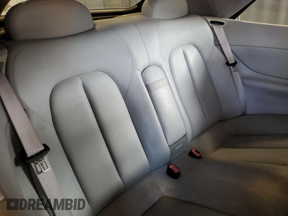 2000 Mercedes-Benz CLK with VIN WDBLK65G9YT034723, listed as a Copart auction lot 50038375 with 129,995 mi miles and Salvage Title. Bid and sale history available at carsss.com. Image 10.