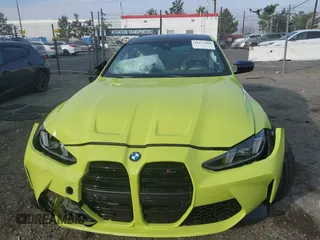 2025 BMW M4 Competition with VIN WBS23HK01SCS26831, listed as a IAAI auction lot 41473600 with 1 mi miles. Bid and sale history available at carsss.com. Image 12.
