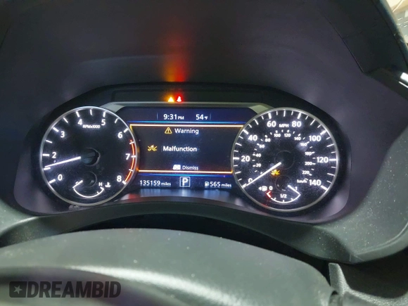 2019 Nissan Altima 2.5 S with VIN 1N4BL4BV1KC129923, listed as a IAAI auction lot 41894444 with 135,159 mi miles. Bid and sale history available at carsss.com. Image 7.
