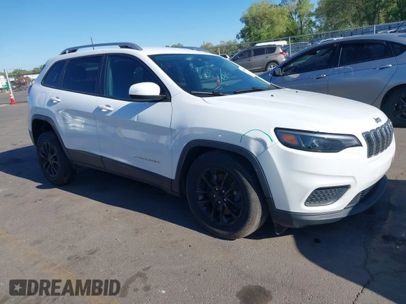 2020 Jeep Cherokee Latitude with VIN 1C4PJMCB0LD502665, listed as a IAAI auction lot 42165000 with 65,159 mi miles and . Bid and sale history available at DreamBid. Image 1.