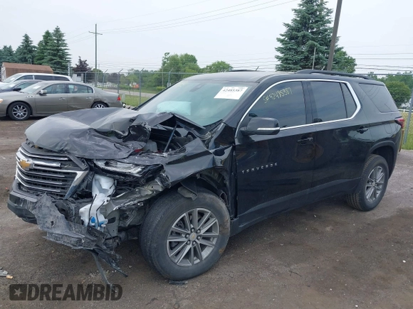 2023 Chevrolet Traverse LT Cloth with VIN 1GNERGKW6PJ220745, listed as a IAAI auction lot 42485387 with 24,715 mi miles and . Bid and sale history available at DreamBid. Image 17.