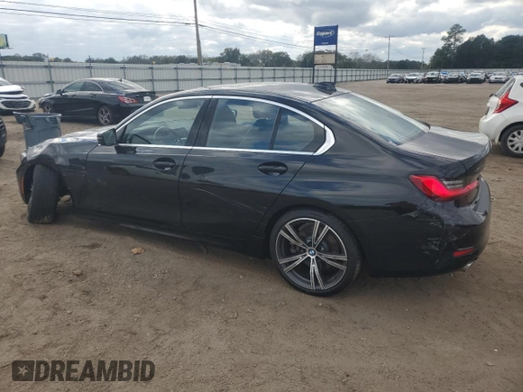 2021 BMW 3 Series 330i xDrive with VIN WBA5R7C09MFK87371, listed as a Copart auction lot 81160724 with 46,817 mi miles and Salvage Title. Bid and sale history available at carsss.com. Image 2.