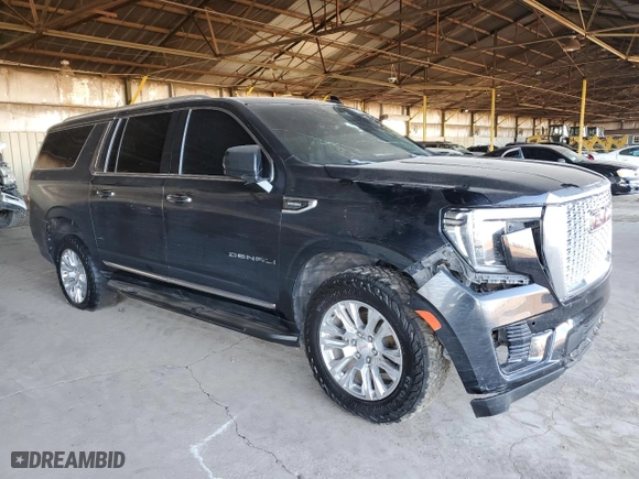 2022 GMC Yukon XL Denali with VIN 1GKS1JKT4NR213947, listed as a Copart auction lot 83906344 with 40,884 mi miles and Clean Title. Bid and sale history available at carsss.com. Image 4.