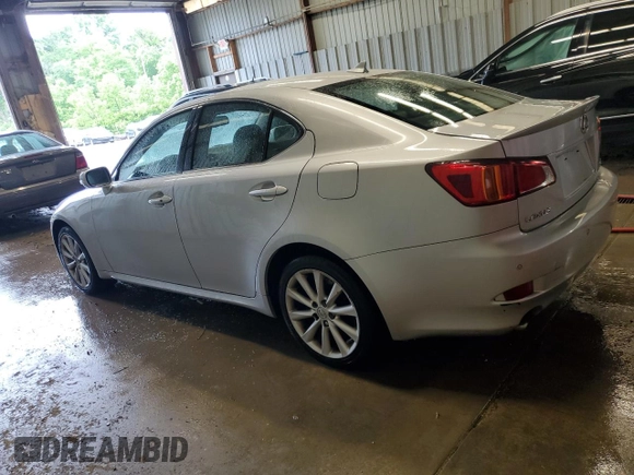 2009 Lexus IS 250 with VIN JTHCK262295028568, listed as a Copart auction lot 60450065 with 106,387 mi miles and Salvage title. Bid and sale history available at DreamBid. Image 2.