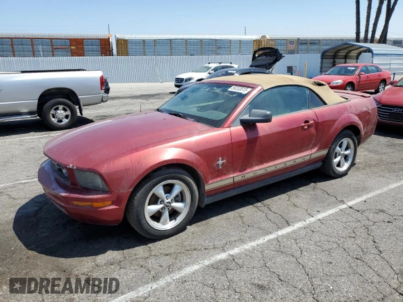 2007 Ford Mustang Deluxe with VIN 1ZVFT84N575271099, listed as a Copart auction lot 59233515 with 214,628 mi miles and Clean title. Bid and sale history available at DreamBid. Image 1.