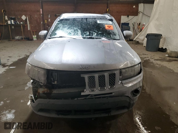 2016 Jeep Compass High Altitude Edition with VIN 1C4NJDEB0GD723578, listed as a Copart auction lot 46068805 with 183,014 mi miles and Salvage Title. Bid and sale history available at carsss.com. Image 5.