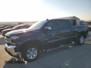 2021 Chevrolet Silverado 1500 LT with VIN 3GCPWCEK1MG447592, listed as a Copart auction lot 69987474 with 61,600 mi miles and Salvage Title. Bid and sale history available at DreamBid. Image 1.