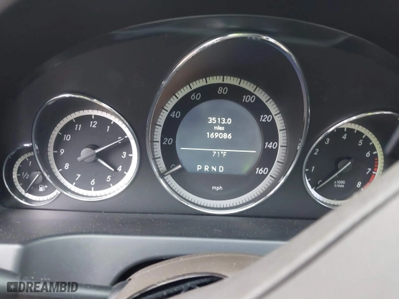 2011 Mercedes-Benz E-Class E 350 with VIN WDDKJ5GB5BF105732, listed as a IAAI auction lot 41465488 with 169,086 mi miles. Bid and sale history available at carsss.com. Image 7.
