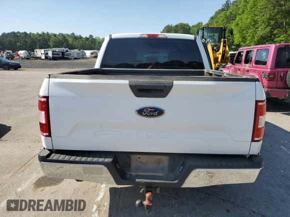 2018 Ford F-150 XL with VIN 1FTEW1CB5JKF02225, listed as a Copart auction lot 52215975 with 120,292 mi miles and Salvage Title. Bid and sale history available at DreamBid. Image 6.