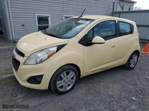 2014 Chevrolet Spark LS with VIN KL8CB6S91EC584011, listed as a Copart auction lot 53987605 with 119,261 mi miles and Clean Title. Bid and sale history available at carsss.com. Image 1.