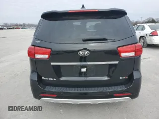 2016 Kia Sedona SX-L with VIN KNDME5C18G6108863, listed as a Copart auction lot 45536295 with 110,337 mi miles and Salvage Title. Bid and sale history available at carsss.com. Image 6.