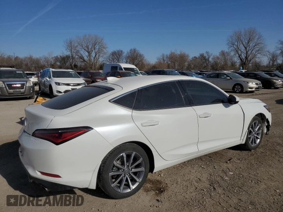 2023 Acura Integra with VIN 19UDE4H24PA028003, listed as a Copart auction lot 49224565 with 15,990 mi miles and Salvage Title. Bid and sale history available at DreamBid. Image 3.