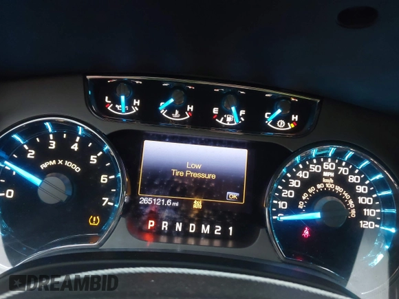 2013 Ford F-150 XL with VIN 1FTFW1ET5DFA49957, listed as a IAAI auction lot 41734397 with 265,121 mi miles. Bid and sale history available at carsss.com. Image 7.