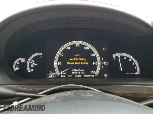 2012 Mercedes-Benz S with VIN WDDNG8DB0CA424990, listed as a Copart auction lot 51291815 with 194,243 mi miles and Clean Title. Bid and sale history available at DreamBid. Image 9.