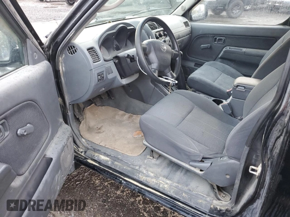 2002 Nissan Frontier XE with VIN 1N6ED26Y52C361595, listed as a Copart auction lot 77796414 with 170,555 mi miles and Salvage title. Bid and sale history available at DreamBid. Image 8.