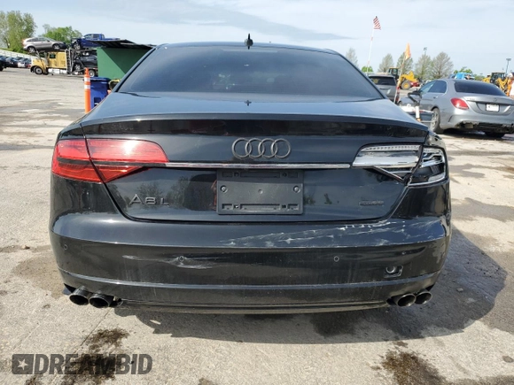 2017 Audi A8 with VIN WAU44AFD3HN015464, listed as a Copart auction lot 55099805 with 125,067 mi miles and Clean title. Bid and sale history available at DreamBid. Image 6.