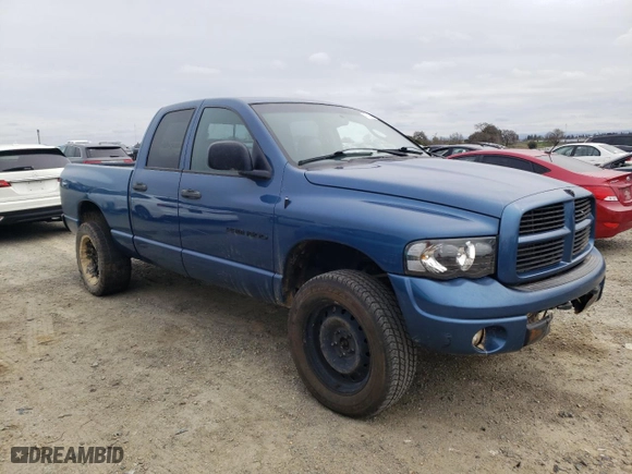 2003 Dodge Ram 1500 ST with VIN 1D7HU18D93S225293, listed as a Copart auction lot 47249135 with 196,856 mi miles and Salvage Title. Bid and sale history available at carsss.com. Image 4.