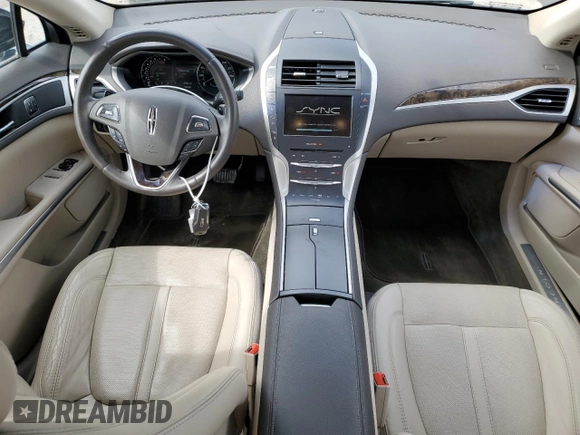 2016 Lincoln MKZ with VIN 3LN6L2J92GR609249, listed as a Copart auction lot 54766105 with 90,983 mi miles and Salvage title. Bid and sale history available at DreamBid. Image 8.