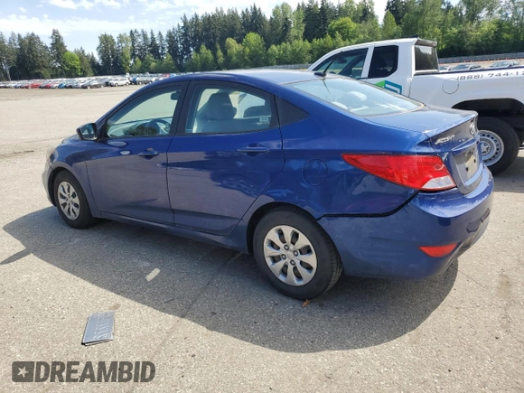 2017 Hyundai Accent SE with VIN KMHCT4AE2HU300984, listed as a Copart auction lot 55674235 with 103,890 mi miles and Non Repairable. Bid and sale history available at carsss.com. Image 2.
