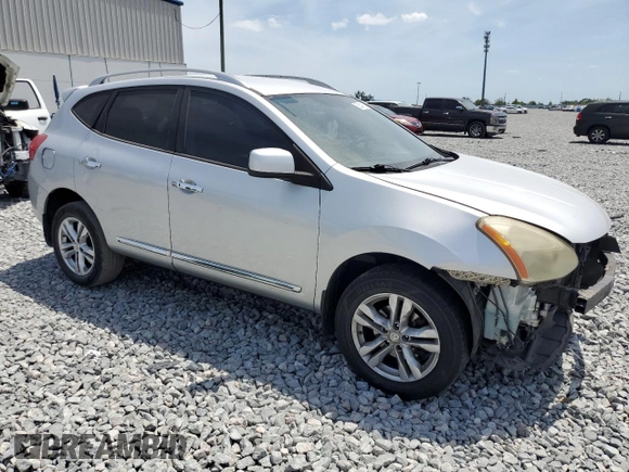 2013 Nissan Rogue S with VIN JN8AS5MTXDW515689, listed as a Copart auction lot 53549075 with 129,416 mi miles and Salvage Title. Bid and sale history available at carsss.com. Image 4.