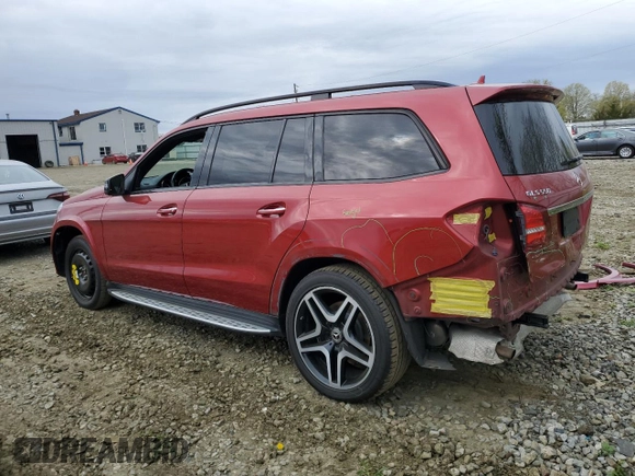 2019 Mercedes-Benz GLS 550 with VIN 4JGDF7DE3KB232335, listed as a Copart auction lot 53820775 with 80,782 mi miles and Salvage title. Bid and sale history available at DreamBid. Image 2.