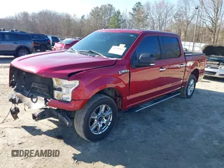 2015 Ford F-150 XL with VIN 1FTEW1CF4FFD02147, listed as a IAAI auction lot 41741065 with 139,627 mi miles. Bid and sale history available at carsss.com. Image 2.