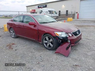 2007 Lexus GS 350 with VIN JTHBE96S570027761, listed as a IAAI auction lot 41870629 with 112,274 mi miles and . Bid and sale history available at carsss.com. Image 1.