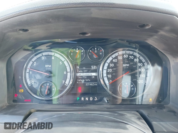 2011 Ram 1500 ST with VIN 1D7RV1GT3BS527249, listed as a IAAI auction lot 41869047 with 107,462 mi miles. Bid and sale history available at carsss.com. Image 7.