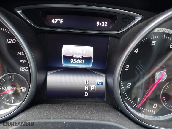 2018 Mercedes-Benz CLA with VIN WDDSJ4EB1JN570672, listed as a IAAI auction lot 41840240 with 95,481 mi miles. Bid and sale history available at carsss.com. Image 7.