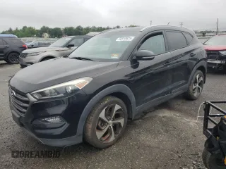 2016 Hyundai Tucson Sport z VIN KM8J33A22GU125268, wystawiony jako Copart lot #58918625 z przebiegiem 112 456 mil mil oraz Czysty tytuł • Clean title. Historia ofert i sprzedaży dostępna na DreamBid. Obrazek 1.