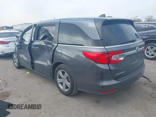 2019 Honda Odyssey EX-L z VIN 5FNRL6H79KB090711, wystawiony jako IAAI lot #41516059 z przebiegiem 126 871 mil mil oraz . Historia ofert i sprzedaży dostępna na DreamBid. Obrazek 3.