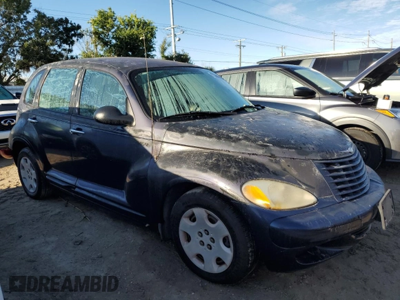 2005 Chrysler PT Cruiser Touring with VIN 3C4FY58B25T611194, listed as a Copart auction lot 73989834 with 0 mi miles and Salvage Title. Bid and sale history available at carsss.com. Image 4.