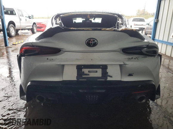 2020 Toyota Supra 3.0 with VIN WZ1DB4C06LW031027, listed as a Copart auction lot 55743535 with Not provided miles and Salvage title. Bid and sale history available at DreamBid. Image 6.