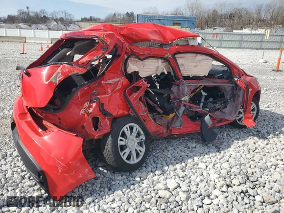 2014 Mazda 2 Sport with VIN JM1DE1KY2E0185106, listed as a Copart auction lot 47486205 with Not Provided miles and Salvage Title. Bid and sale history available at DreamBid. Image 3.