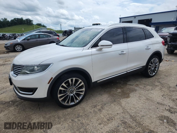 2016 Lincoln MKX Reserve with VIN 2LMTJ8LP8GBL51894, listed as a Copart auction lot 62332935 with 101,551 mi miles and Clean title. Bid and sale history available at DreamBid. Image 1.