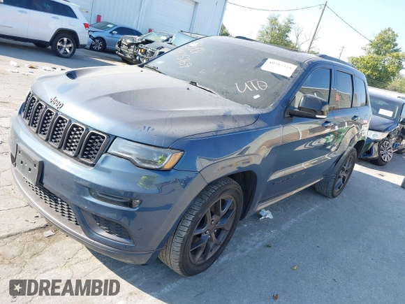 2020 Jeep Grand Cherokee Limited X z VIN 1C4RJFBG1LC184921, wystawiony jako IAAI lot #40587410 z przebiegiem 111 718 mil mil oraz . Historia ofert i sprzedaży dostępna na DreamBid. Obrazek 2.