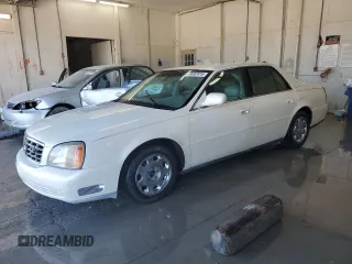 2001 Cadillac DeVille DHS z VIN 1G6KE57Y91U256346, wystawiony jako Copart lot #46803915 z przebiegiem 190 682 mil mil oraz Szkoda całkowita • Salvage title. Historia ofert i sprzedaży dostępna na DreamBid. Obrazek 1.