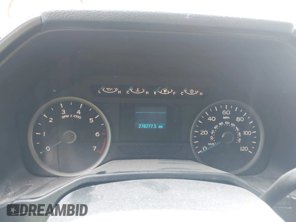 2015 Ford F-150 XL with VIN 1FTEX1CP8FFC46381, listed as a IAAI auction lot 42339827 with 278,277 mi miles and . Bid and sale history available at DreamBid. Image 7.