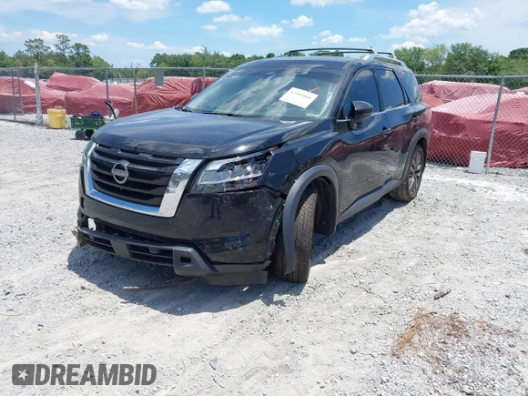 2023 Nissan Pathfinder SL with VIN 5N1DR3CD2PC212118, listed as a IAAI auction lot 42345666 with 78,023 mi miles and . Bid and sale history available at DreamBid. Image 18.