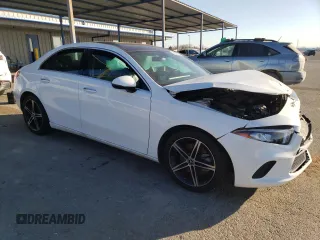 2021 Mercedes-Benz A 220 with VIN W1K3G4EB7MJ311280, listed as a Copart auction lot 42765535 with 26,877 mi miles and Salvage Title. Bid and sale history available at DreamBid. Image 4.