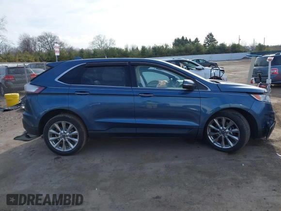 2018 Ford Edge Titanium with VIN 2FMPK4K98JBB18255, listed as a IAAI auction lot 41875471 with 166,896 mi miles. Bid and sale history available at carsss.com. Image 14.