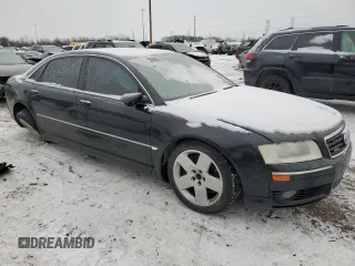 2005 Audi A8 L with VIN WAUML44E05N014638, listed as a Copart auction lot 42141715 with 153,216 mi miles and Clean Title. Bid and sale history available at carsss.com. Image 4.