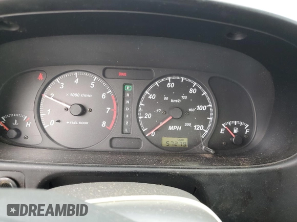 2001 Isuzu Rodeo S with VIN 4S2CK58W214338866, listed as a Copart auction lot 85280494 with 57,279 mi miles and Clean title. Bid and sale history available at DreamBid. Image 9.