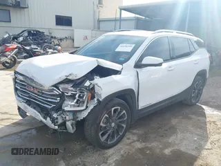 2022 GMC Terrain SLT with VIN 3GKALPEV0NL224814, listed as a IAAI auction lot 41696599 with 65,930 mi miles. Bid and sale history available at carsss.com. Image 2.