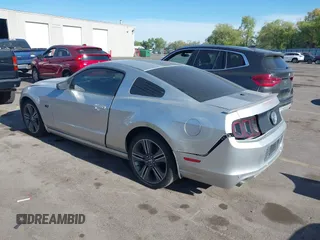 2013 Ford Mustang V6 with VIN 1ZVBP8AM1D5279453, listed as a IAAI auction lot 42128058 with 93,105 mi miles and . Bid and sale history available at DreamBid. Image 3.